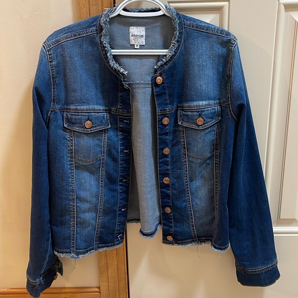 Kensie Jean Jacket Size Medium - Picture 1 of 4